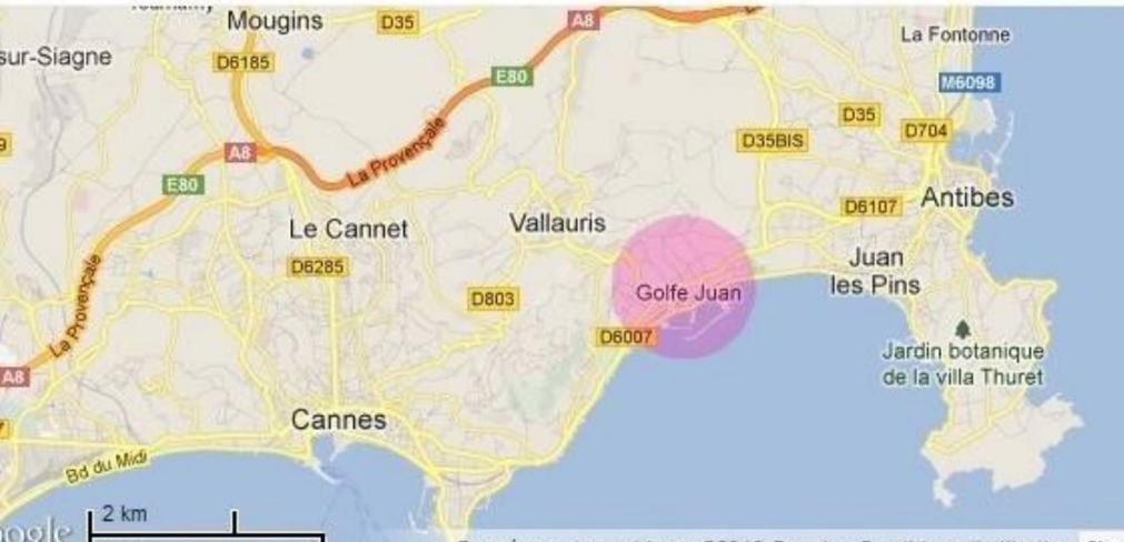 Studios à Golfe juan Exterior foto
